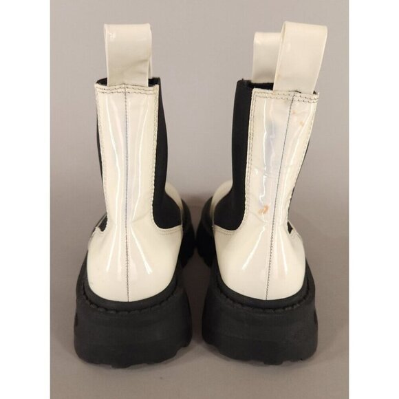 Simon Miller Black and White Ankle Boots - Picture 5 of 14